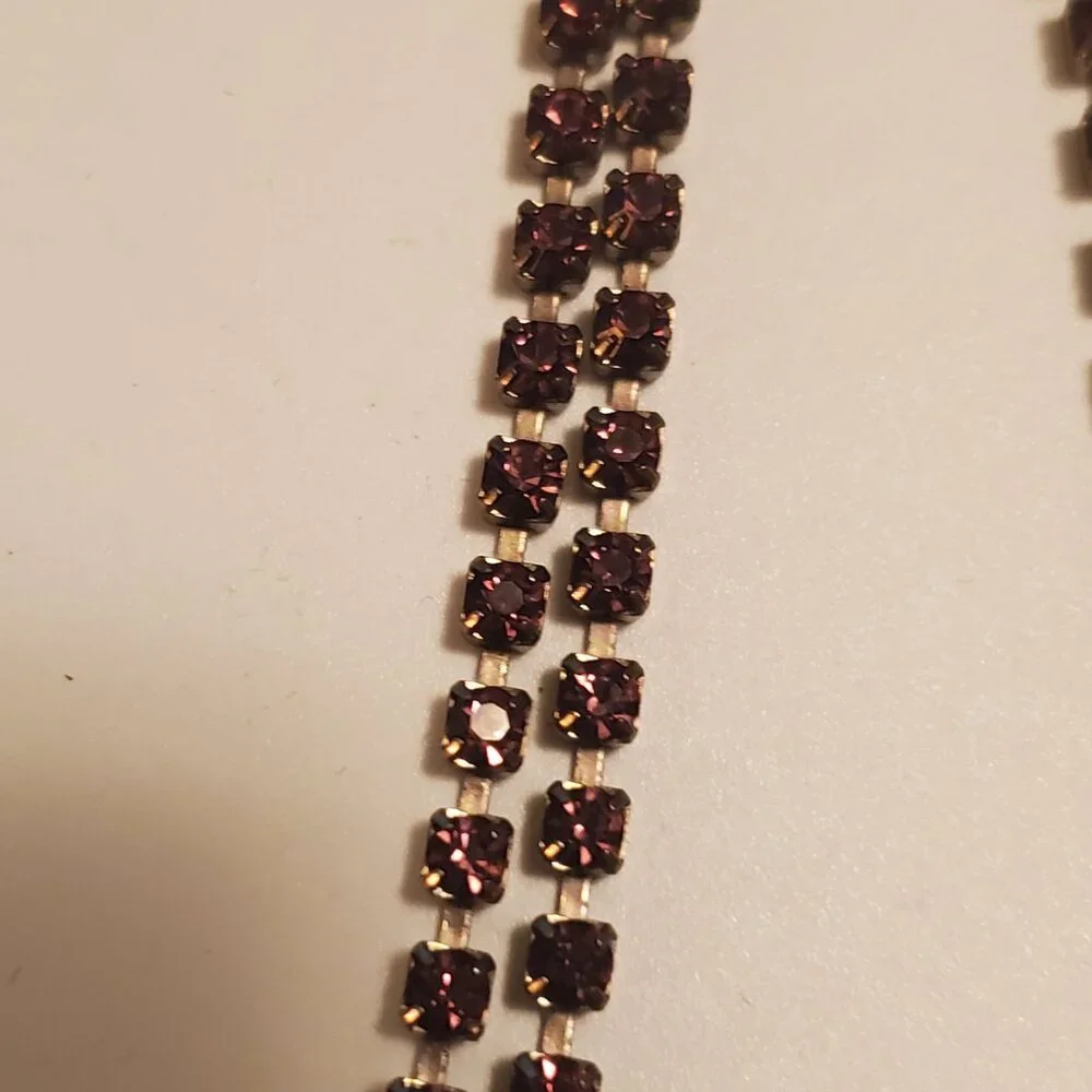 1 Big Ruby Stone Necklace, item # A 1238, wt . 42 grams. - Picture 8 of 13
